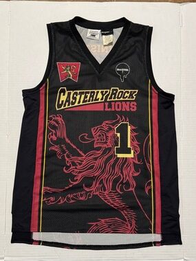 Blackmilk Game Of Thrones Casterly Rock Lannister HBO Black Basketball Jersey L